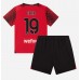 Maillot de foot AC Milan Theo Hernandez #19 Domicile vêtements enfant 2023-24 Manches Courtes (+ pantalon court)